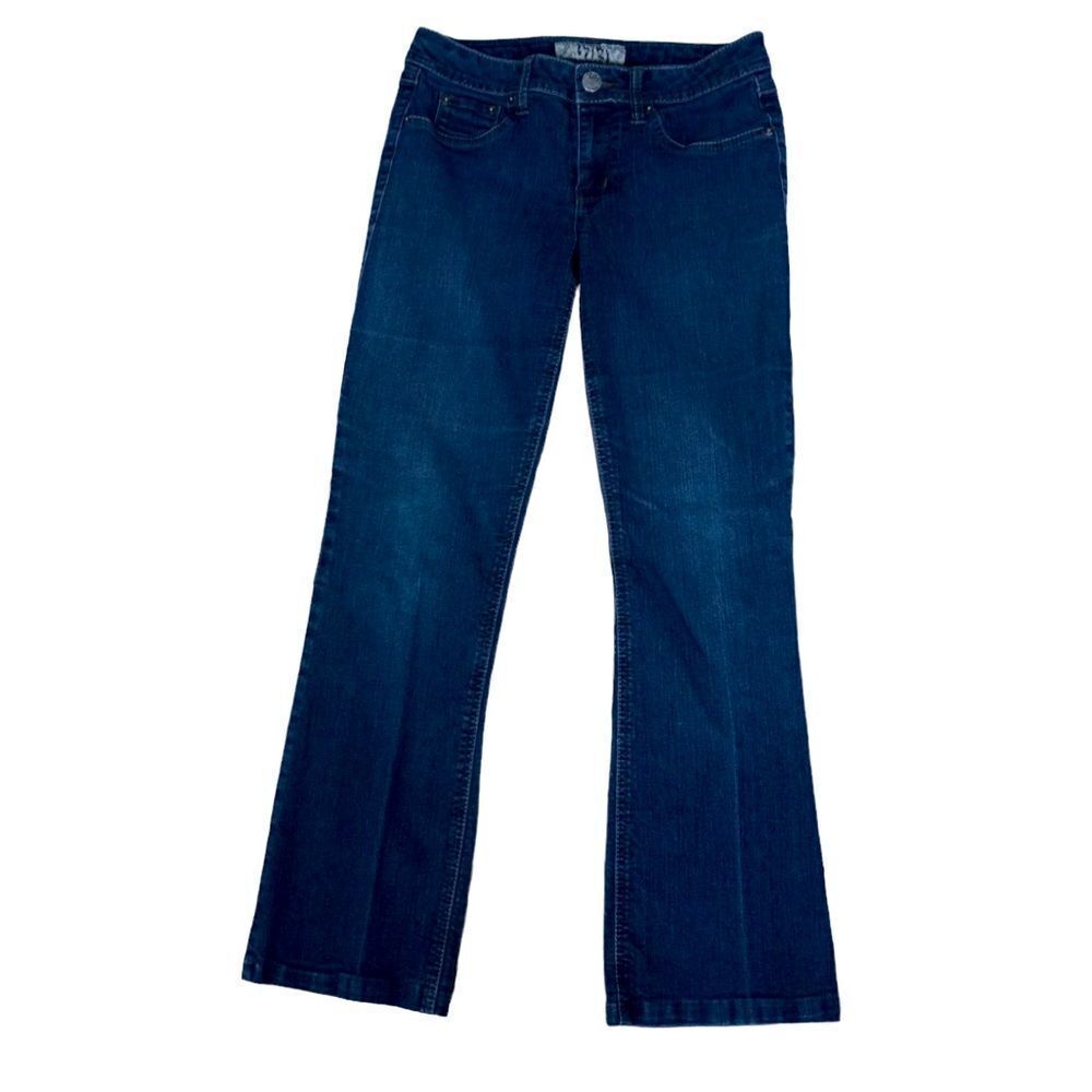 71/21 Dark Wash Boot Cut Jeans, Size 6